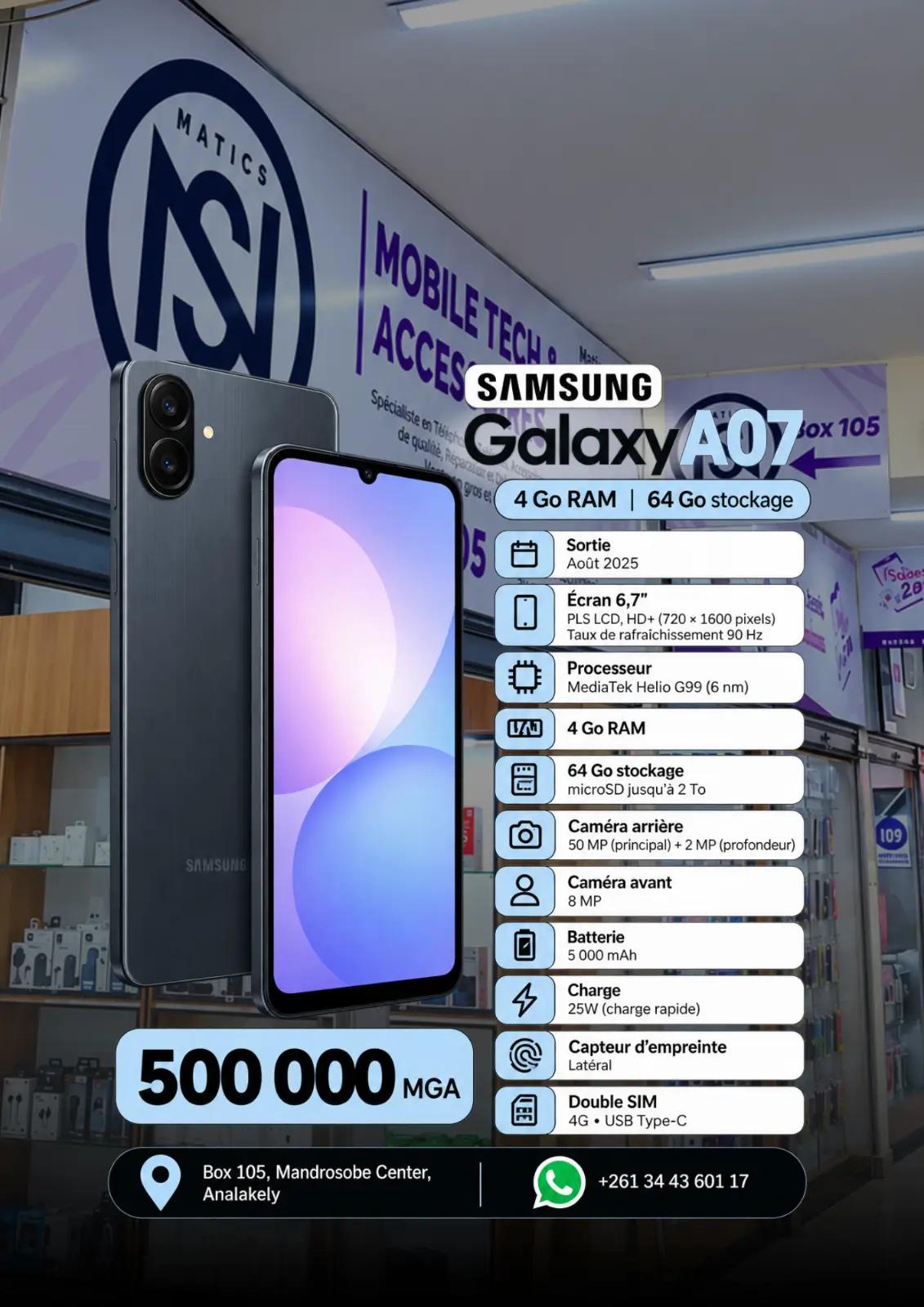 SAMSUNG GALAXY A07