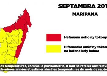 LA MÉTÉO EN CE MOIS DE SEPTEMBRE