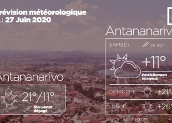 METEO du 27 juin 2020
