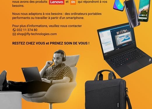?Avec #Fly_Technologies restez efficace pendant le confinement
