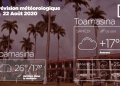 METEO du 22 août 2020