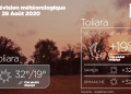 METEO du 28 août 2020
