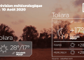 METEO du 10 août 2020
