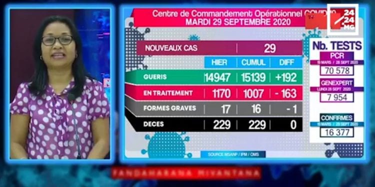 VAOVAO – MINUTE FLASH 29 SEPTAMBRA 2020
