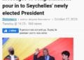 ELECTION- Victoire historique de Wavel Ramkalawan à la présidentielle seychelloise