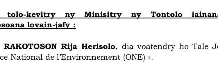 ADMINISTRATION – Un ingénieur hydraulicien à la direction générale de l&rsquo;Office national pour l&rsquo;Environnement