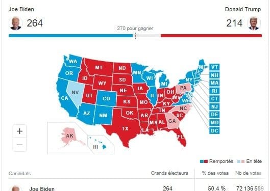 ETATS -UNIS – Les résultats des élections américaines se jouent au Nevada, des contestations commencent à naître
