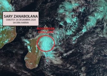 METEO – Alerte rouge pour la partie Sud de la région d&rsquo;Analanjirofo et les districts de Toamasina I et II