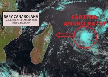 METEO – Une tempête tropicale en approche, alerte verte pour les régions de la Sava, d&rsquo;Analanjirofo et d&rsquo;Atsinanana