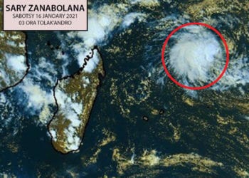METEO – Baptême imminent de la tempête Eloïse, alerte verte pour Analanjirofo et huit autres districts de la côte Est
