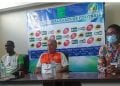 FOOTBALL – Jean Michel Cavalli, sélectionneur des Mena du Niger, et Youssouf Omaro, face à la presse avant le match Madagascar – Niger