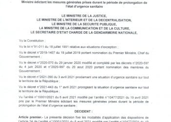 ETAT D’EXCEPTION – Au moins neuf émissions radiophoniques et audiovisuelles interdites de diffusion durant la période d’urgence sanitaire