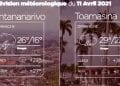 METEO du 11 avril 2021