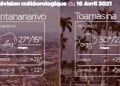 METEO du 16 avril 2021