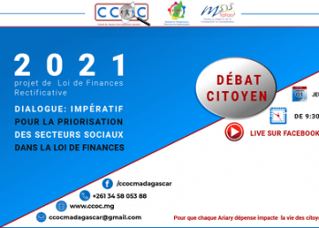 BUDGET – Le Collectif des citoyens et des organisations citoyennes organise un débat public sur le projet de loi de finances rectificatives afin de tenter d’orienter les politiques publiques