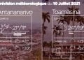 METEO du 10 juillet 2021