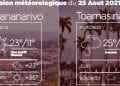 METEO du 25 août 2021