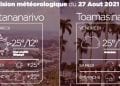 METEO du 27 août 2021