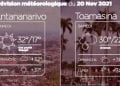 METEO du 20 novembre 2021