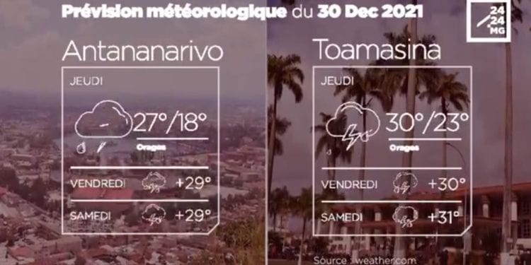 METEO du 30 décembre 2021