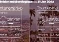 METEO du 21 janvier 2022