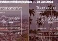 METEO du 22 janvier 2022