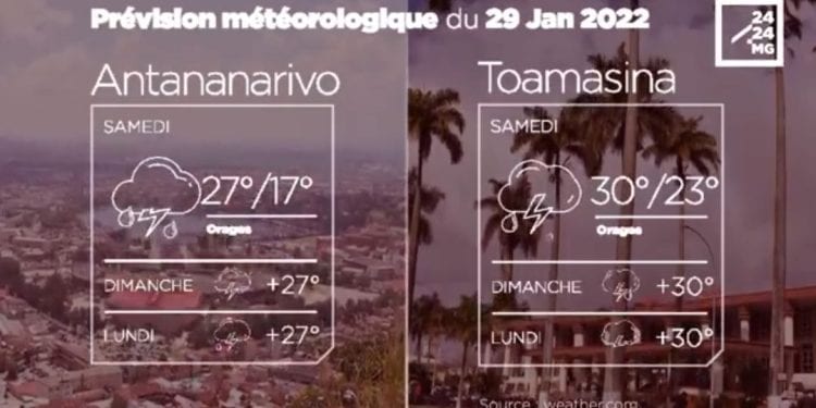 METEO du 29 janvier 2022