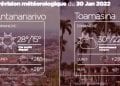 METEO du 30 janvier 2022
