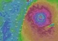 CATASTROPHES – Batsirai positionné à 459km à l&rsquo;Est Sud Est de Vatomandry ce vendredi à 9h, atterrissage prévu entre Mahanoro et Mananjary samedi entre 11h et 17h