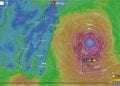 INTEMPERIES – Batsirai devrait atterrir entre Vatomandry et Mananjary samedi dans la journée au stade de cyclone tropical intense avec des vents prévus à 175km/h