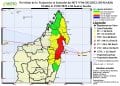 METEOROLOGIE – Dumako touchera terre à Sainte Marie et Soanierana Ivongo ce mardi soir, des pluies de plus de 160mm attendues dans la région d’Analanjirofo
