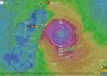 METEOROLOGIE – Le point d’impact d’Emnati se déplace un peu plus au Sud selon les prévisions de Météo Madagascar, alerte jaune sur le Centre-Sud, l’Est et le Sud-Est de la Grande île