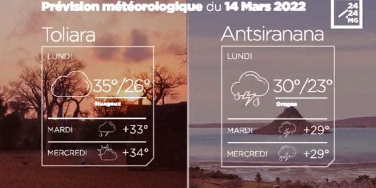 METEO du 14 mars 2022