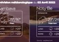 METEO du 03 avril 2022