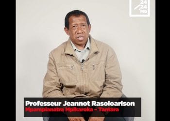 PR JEANNOT RASOLOARISON, MPAHAY TANTARA – « Tokony hahafantatra ny tantsaha sy ny taranany fa anisan’ny nitolona ho an’ny Fahafahana izy ireo »