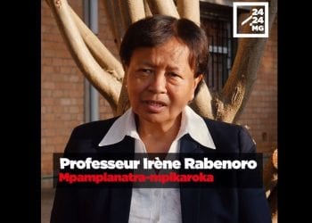 PR IRENE RABENORO, MPITOLONA 1972 – « Mila tanora mahay sy mazoto miasa ary indrindra mazoto mianatra ny firenena »