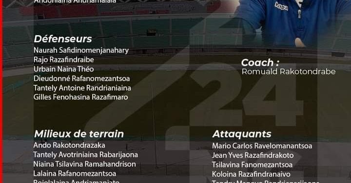 FOOTBALL – Eddy Bastia et Chrétien Andriamifehy écartés, Zakanirina « Nina » Rakotoasimbola revient parmi les Barea locaux qui vont prendre part à la qualification pour le CHAN 2023