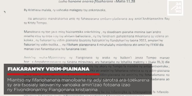 VAOVAO – MINUTE FLASH 19 JOLAY 2022