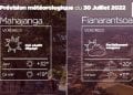 MÉTÉO du 30 juillet 2022