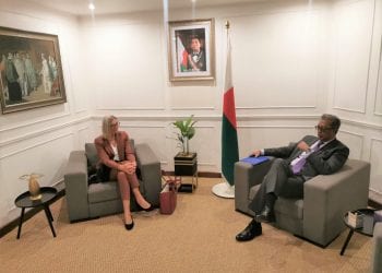 COOPÉRATION – Isabelle Delattre, la nouvelle ambassadrice de l&rsquo;Union européenne à Madagascar, reçue par le ministre des Affaires étrangères