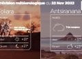 METEO du 22 novembre 2022