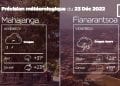 METEO du 23 décembre 2022.