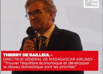 THIERRY DE BAILLEUL :“Trouver l’équilibre économique et développer le réseau domestique sont les priorités”
