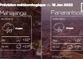METEO du 18 janvier 2023