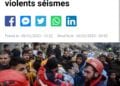 CATASTROPHES – Plus de 3 800 morts en Turquie et en Syrie à la suite de deux puissants séismes survenus lundi