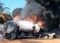 ACCIDENT – Des camions citernes ravagés par le feu à Mahajanga