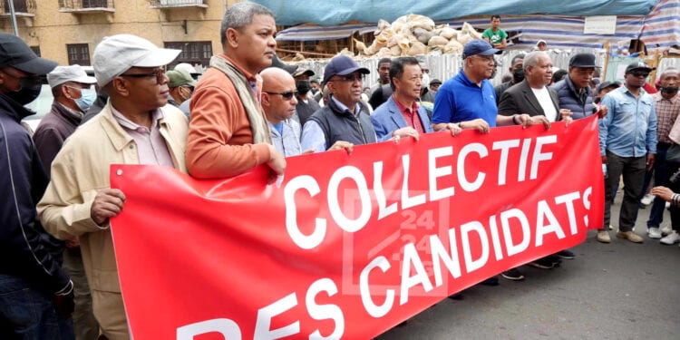 ELECTION – Le collectif des candidats suspend ses manifestations de rue et annonce une rencontre avec les autres forces vives du pays