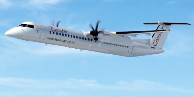 MADAGASCAR AIRLINES – Un avion Q400 loué auprès de la compagnie sud-africaine CemAir