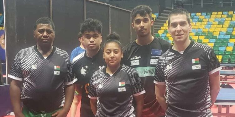 Fabio Rakotoarimanana et Hanitra Raharimananana se qualifient pour les phases finales du tournoi de qualification olympique de tennis de table