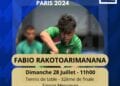 JEUX OLYMPIQUES – Fabio Rakotoarimanana débute dimanche face à l’Egyptien Omar Assar